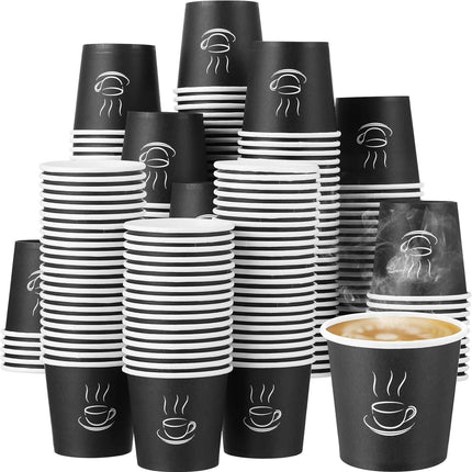2400 Disposable Coffee Cups 4oz Extra Strong Takeaway Paper Take Away Bulk.