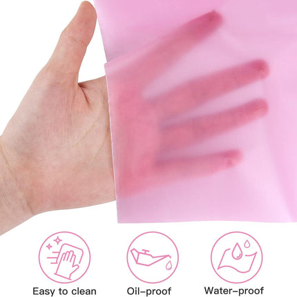 Table Cloth Cover Reusable & Washable Xmas Party 137cm x 274cm (54"x108") in Light Pink.