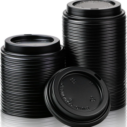 1000x Plastic Coffee Cup Sip Lids Suits 8oz/10oz Cups Take Away Bulk 80mm.