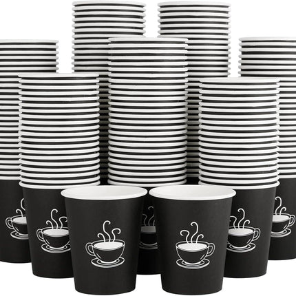 1200 Disposable Coffee Cups 8oz Extra Strong Takeaway Paper Take Away Bulk.