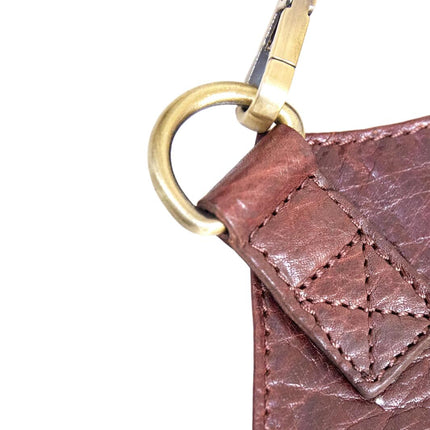 Pierre Cardin Professional Leather Apron Butcher Woodwork Hairdressing Barber Chef - Chestnut.
