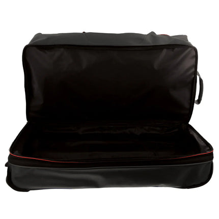 Pierre Cardin Trolley Bag Large Soft Travel Luggage Wheeled Duffle 82cm - Black.