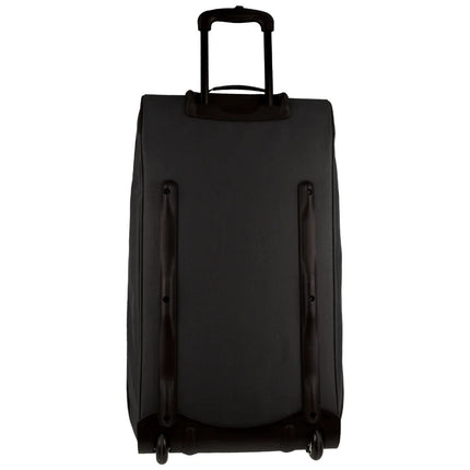 Pierre Cardin Trolley Bag Large Soft Travel Luggage Wheeled Duffle 82cm - Black.