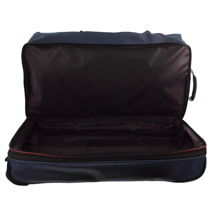Pierre Cardin Trolley Bag Large Soft Travel Luggage Wheeled Duffle 82 Cm - Navy.