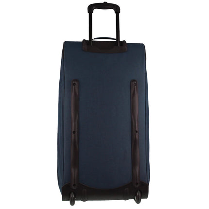 Pierre Cardin Trolley Bag Large Soft Travel Luggage Wheeled Duffle 82 Cm - Navy.
