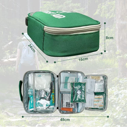 6x 258pcs Premium First Aid Kit Medical Travel Set Emergency Family Safety.