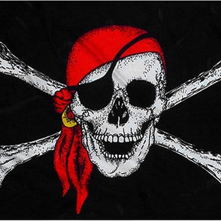 PIRATE FLAG Skull Party Pirates Skull & Crossbones Large 150 x 90 Jolly Roger.