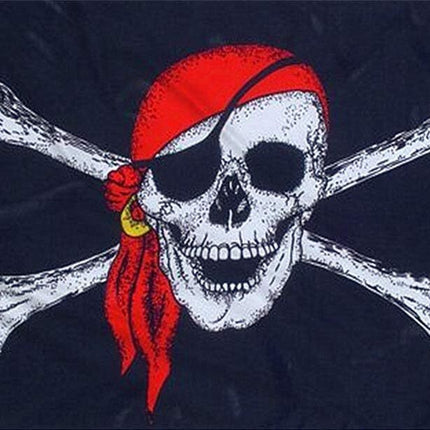 PIRATE FLAG Skull Party Pirates Skull & Crossbones Large 150 x 90 Jolly Roger.