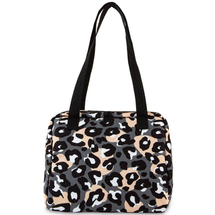 PACKIT Freezable Ice Lunch Bag Tote Food Storage Camping Travel Tiger - Wild Leopard.