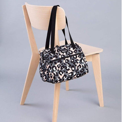 PACKIT Freezable Ice Lunch Bag Tote Food Storage Camping Travel Tiger - Wild Leopard.