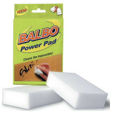 Pack of 2 BALBO Power Pad Cleaning Pad Eraser Magic Cleaning Tool Sponge.