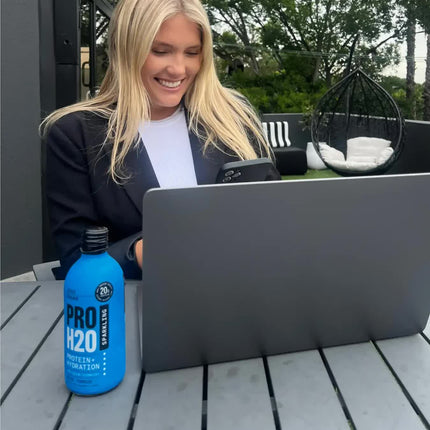 PRO H20 Sparkling 20g Protein Hydration Drink Zero Sugar Hydrate - Blue Tongue.