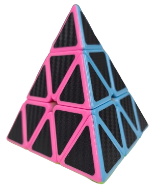 Educational Toy Triangle Speed Cube Pyramid Brain Teaser Puzzle Magic.