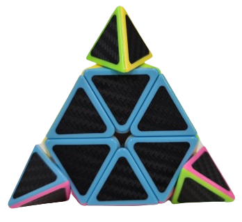 Educational Toy Triangle Speed Cube Pyramid Brain Teaser Puzzle Magic.