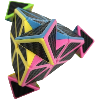 Educational Toy Triangle Speed Cube Pyramid Brain Teaser Puzzle Magic.