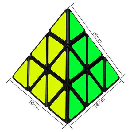Educational Toy Triangle Speed Cube Pyramid Brain Teaser Puzzle Magic.