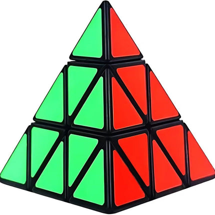 3x3 Triangle Speed Cube Pyramid Brain Teaser Puzzle Magic Educational Toy.