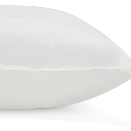 Silk Pillowcase Standard Size Pillow Case in White.