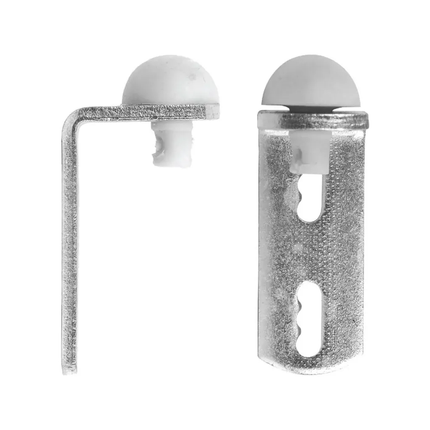 Rolltrak Stop for Sliding Doors Metal w/ Rubber Stop R1760 (1 Pack of 2).