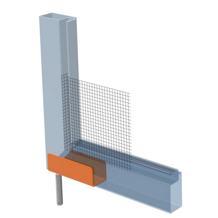 Rolltrak Flyscreen Frame Hinge (1 Pack of 2) - Fits 25mm x 11mm Frame.