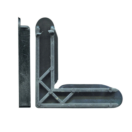 11x25mm Rolltrak Flyscreen Corner Stake (1 pack of 50) Black Plastic.