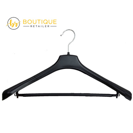 3pcs SUIT HANGER Jacket Pants Clothing Coat Non Slip Broad Shoulder Tube Holder.