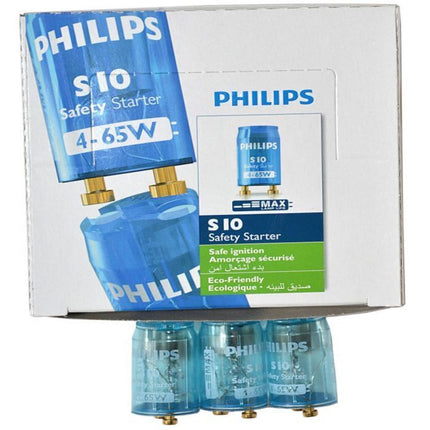 Philips S10 Safety Starters for Fluorescent Lamps Lights - 2 Boxes of 25.