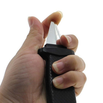 TRICKY DISAPPEARING FAKE KNIFE Prank Blade Novelty Trick Stage Toy Prop Game.