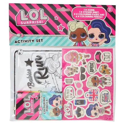 LOL Retail Showbag Backpack Necklace Skirt Earrings and More.