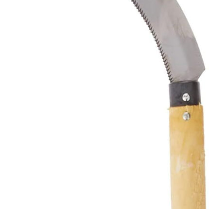 Quality 36cm Sickle Farming Reaping Hook Gardening Grass Wooden Handle Scythe.