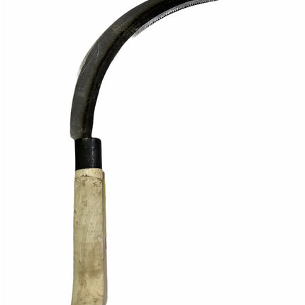 Quality 36cm Sickle Farming Reaping Hook Gardening Grass Wooden Handle Scythe.