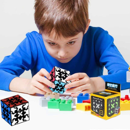 3x3 Square Speed Cube Pyramid Brain Teaser Puzzle Magic Educational Toy.