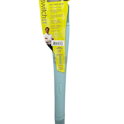 Chef'n Silicone Pastry Brush Butter Dual Ended Kitchen Bakeware - Sky Blue.
