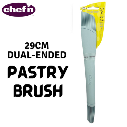 Chef'n Silicone Pastry Brush Butter Dual Ended Kitchen Bakeware - Sky Blue.