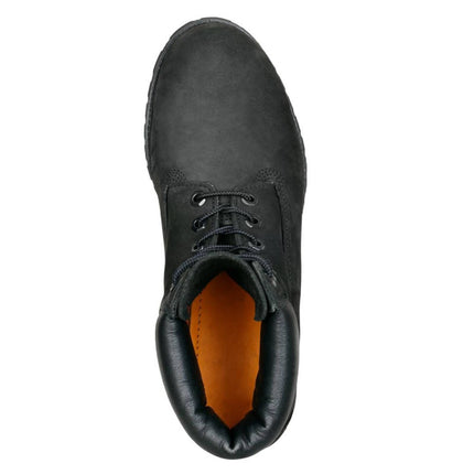 TIMBERLAND Mens 6" Premium Waterproof Boots Original Iconic Shoes - Black Nubuck