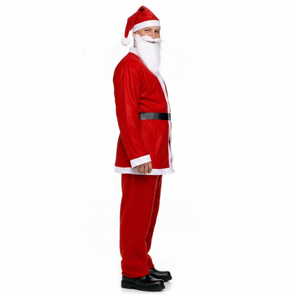 ADULT SANTA CLAUS COSTUME Suit Father Xmas Party Outfit Father Christmas.