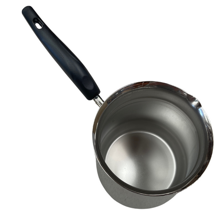 1.2L TURKISH COFFEE POT Milk Warmer Jug w Handle STAINLESS STEEL.