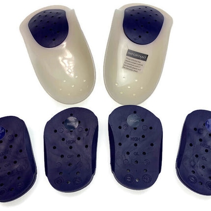 WALKFIT Orthotics 3/4 Insoles Walk Fit Foot Feet Support in Blue - C (Womens 6-6.5, Mens 5-5.5).