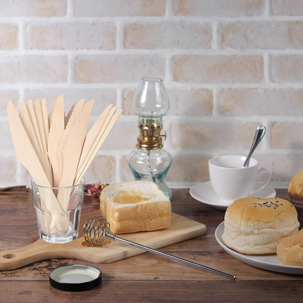 1800pcs 16.5cm Disposable Wooden Knives - Eco Friendly Cutlery - Extra Strong (Bulk).