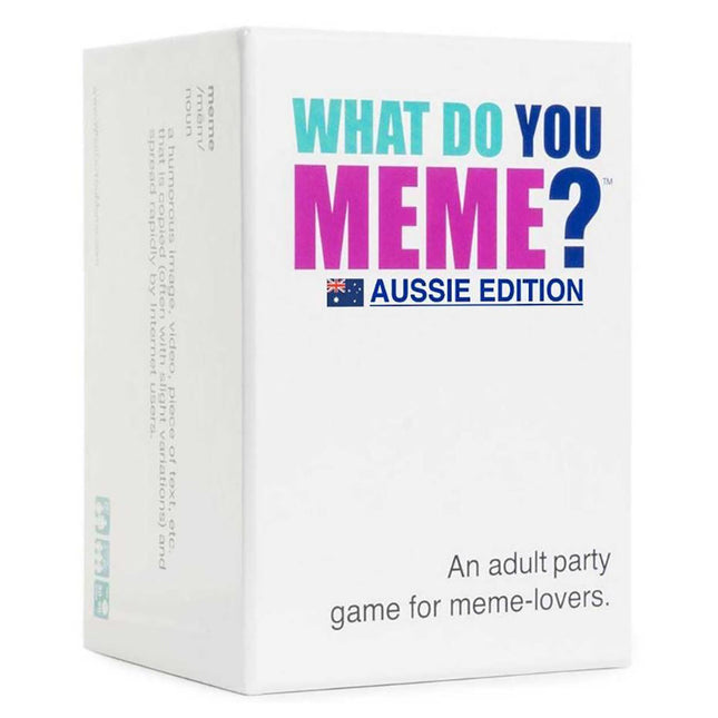 WHAT DO YOU MEME? Party Card Game - Aussie Edition.