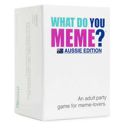 WHAT DO YOU MEME? Party Card Game - Aussie Edition.