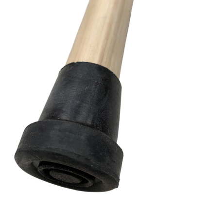 93cm WOODEN WALKING STICK Wood Cane Pole Carved Varnished Deluxe Sturdy - Beige.