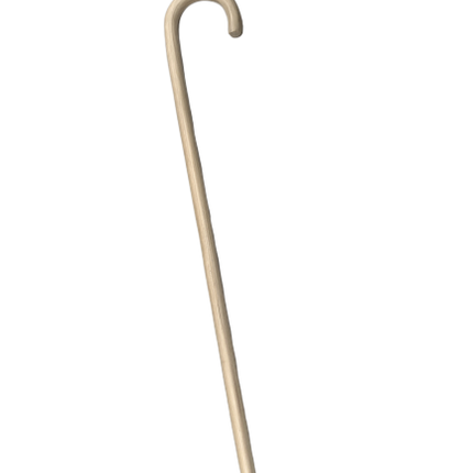 93cm WOODEN WALKING STICK Wood Cane Pole Carved Varnished Deluxe Sturdy - Beige.