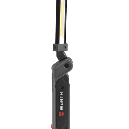 Wurth Cordless LED Handheld Work Lamp ERGOPOWER BEND+ – 700 Lumen, Folding Head, USB Rechargeable.