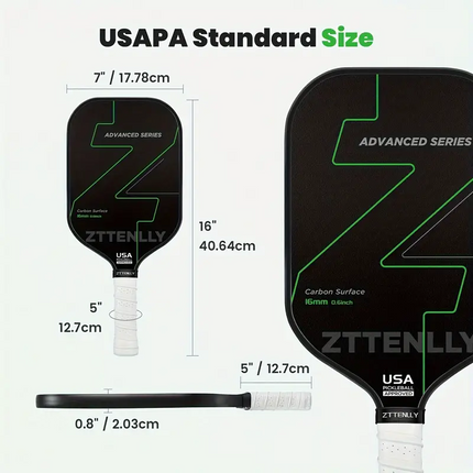 T300 Graphite Carbon Fiber Pickleball Paddles Pickle Ball Racket Racquet.