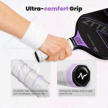 T300 Graphite Carbon Fiber Pickleball Paddles Pickle Ball Racket Racquet.