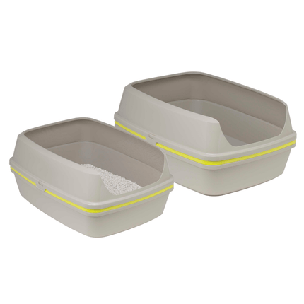 Scoop Free Cat Litter Box, Moderna Lift-to-Sift Grey, Jumbo.