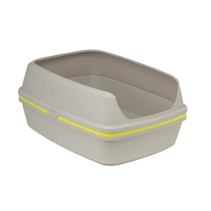 Scoop Free Cat Litter Box, Moderna Lift-to-Sift Grey, Jumbo.