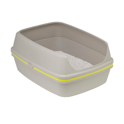 Scoop Free Cat Litter Box, Moderna Lift-to-Sift Grey, Jumbo.
