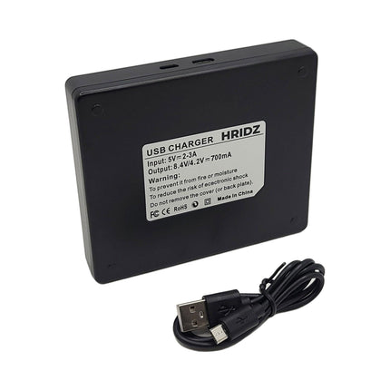 Hridz NB-6L Dual Charger For Canon PowerShot SX530 HS SX540 HS SX610 HS SX710HS.